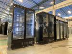 Double Glass Doors 1000L Commercial Upright Freezer With SECOP Compressor