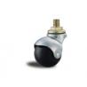Buy cheap 2" threaded stem ball caster black rubber caster, 2" ball caster, furniture castors from wholesalers