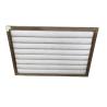 Buy cheap Walnut wood with white vinyl upholstery king&queen size headboard with metal trim for hotel bedroom furniture,casegoods from wholesalers