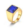 Buy cheap Light Luxury Gemstone Rings Fashion Jewelry Wedding Rings For Men from wholesalers