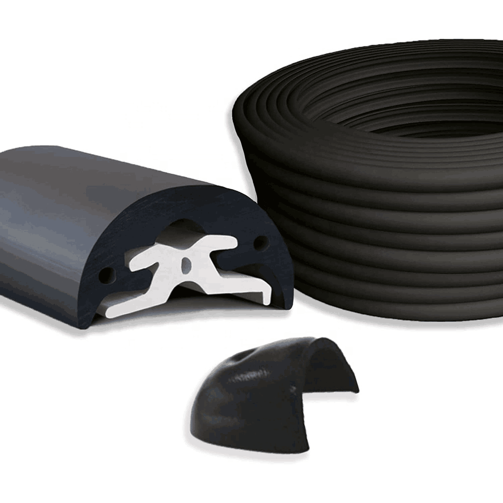 Rubber Seal Strip Protector Hardness 30-90 Shore A for Custom EPDM Vinyl Dock Edging