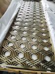 Interior Stainless Steel Modern Living Room Partition Divider Screen PVD Coating