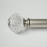 KIEI EP-005 Simple Style Curtain Rod Painted Resin Finials 60-300 MM Length Iron