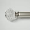 Buy cheap KIEI EP-005 Simple Style Curtain Rod Painted Resin Finials 60-300 MM Length Iron Pipe Paint Metal Pole SN Color from wholesalers