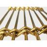 Buy cheap PVD Decorative Woven Mesh Golden Rigid Stainless For Railing from wholesalers