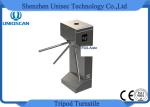 304 Stainless Steel Access Control Turnstile Gate Full Auto Tripod 550mm Channel