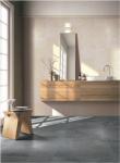 Toilet Floor Anti Slip Ceramic Nonslip Tile / Black Inkjet Glazed Bathroom
