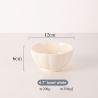 Buy cheap Porcelain Color Stoneware Bowl Set For 6 People Nordic Pumpkin Bowls Ceramic 4.7 Inch from wholesalers