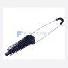 Buy cheap FTTH Nylon and Metal Flat Wire Fiber Optic Cable Clamp with Flexible Nylon Material from wholesalers