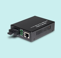 20KM SC Single Mode Fiber Optic Media Converter 4 Port Simplex Duplex Type