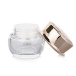 35g Clear Glass Empty Cream Jar Double Wall Cosmetic Jars For Skincare Cosmetics