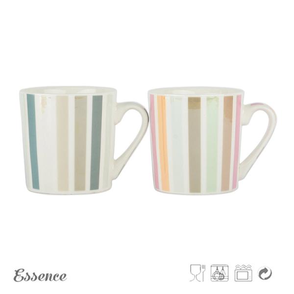 Buy cheap Decal Printing Ceramic Bone China Xmas Mugs / Tea Mug 245ml FDA Certification from wholesalers
