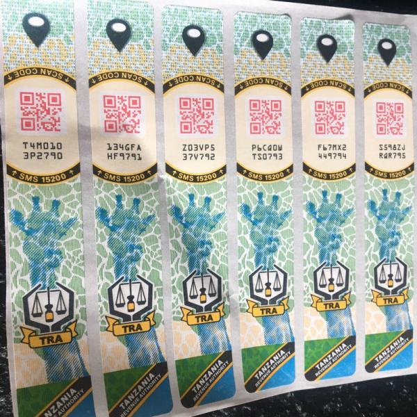 Buy cheap Customized Design Anti-Fake Anti-counterfeiting Laser Label Red Wine Label Sticker for Packager from wholesalers