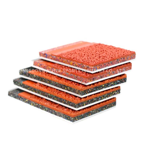 Buy cheap Blue Outdoor Prefabricated Running Track / Prefabricated Rubber Roll Of Running Tracks from wholesalers