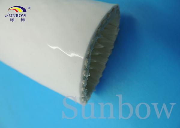 Quality Flame Retardant Fireproof Sleeve Fireproof fiberglass sleeving coated silicone rubber for sale