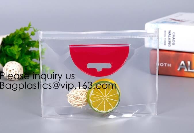 Clear Eva Pvc Bag With Zipper Swimwear Packaging Bag,Holographic Trendy Cosmetic Pvc Bag Portable Travel Makeup Bag