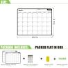 Buy cheap Customized Magnetic Fridge Monthly Calendar Refrigerator Whiteboard Calendar from wholesalers