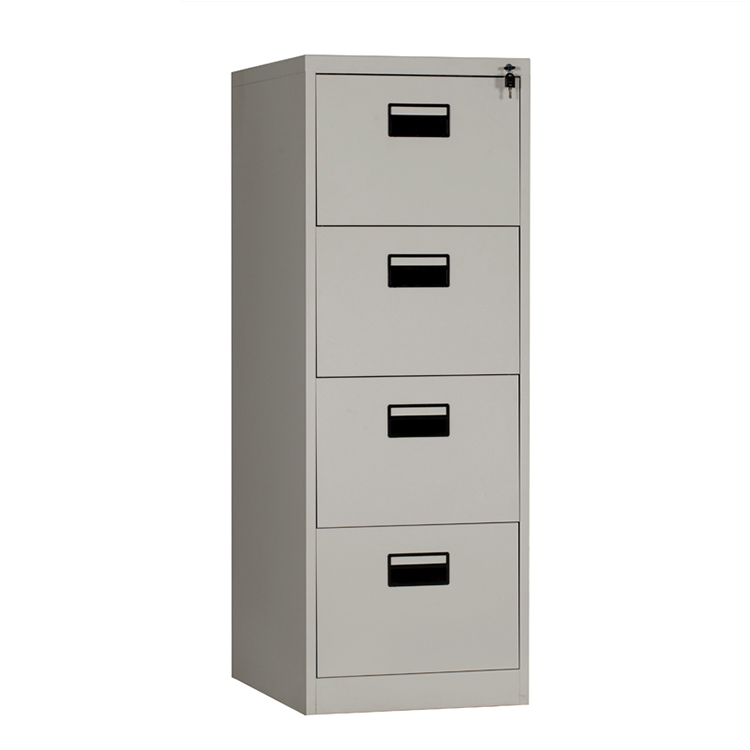 Office Metal Furniture Steel Legal Size 4 Drawer Filing Cabinet With Safe Vault