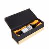 Buy cheap Gift Whisky Wine Bottle Packaging Boxes Cardboard Wine Box Black Paper with Custom Logo from wholesalers