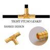 Buy cheap 1/2 Inch Lead Free Brass Hose Barb , T PEX Tee Brass Barbed Fittings from wholesalers