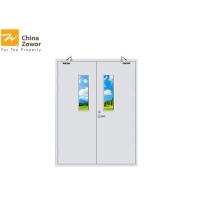 Buy cheap 45/ 55 mm Stainless Steel Fire Rated Doors For Commercial Buildings/ Twin Doors product