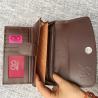 Buy cheap Thailand Authentic Stingray Skin Female Large Trifold Wallet Genuine Leather Lady Phone Clutch Purse Women's Card Purse from wholesalers