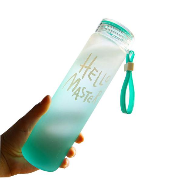 Buy cheap Colorful Frosted 500ml Drink Bottle , Round Lightweight Insulated Drink Containers from wholesalers