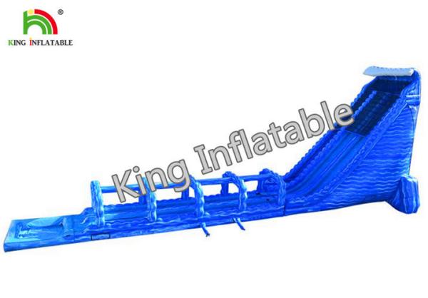 Buy cheap Tarpaulin Height 10m Inflatable Water Slide With Pool For Kids Adults from wholesalers