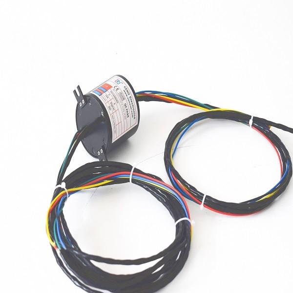 Buy cheap Aluminium Alloy Housing 300 Rpm Waterproof Slip Ring Solid Bore from wholesalers
