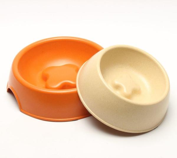 Buy cheap Round Dog Food Dish To Slow Down Eating Puppy Slow Feeder Customized Color from wholesalers