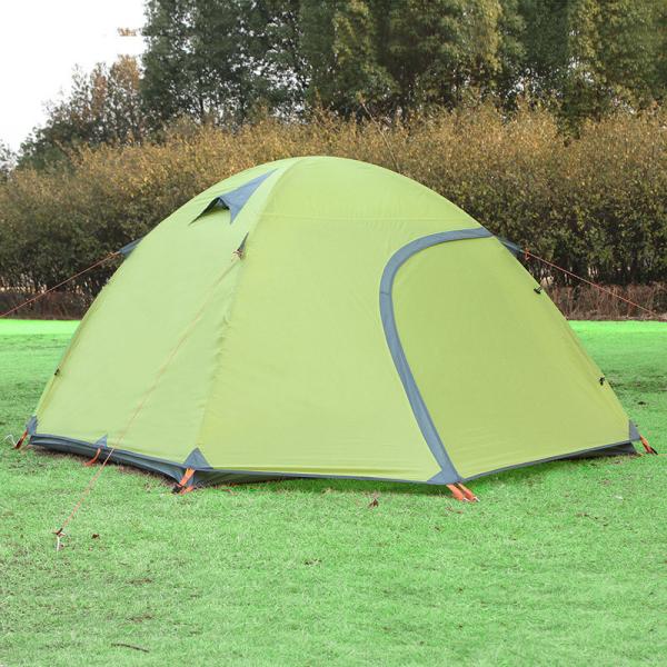 Buy cheap Ultralight 3-4 Person Doule Layer Tent Double Door 4 season Camping Tent(HT6011) from wholesalers