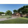 Buy cheap Deluxe Wood Luxury Prefab House Duplex Aluminium House Kit With Garden from wholesalers