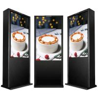 Buy cheap 86 Inch Outdoor Digital Signage Displays Equipment Video Player 1920 * 1080 product