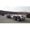 Buy cheap 20ft Skeletal Superlink Tandem Semi Trailers Bi-train Trailer with Electric 24V 7 ways from wholesalers