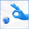 Buy cheap Waterproof Oil Resistant Lab Safety Gloves Blue Hygienic Disposable Gloves from wholesalers