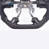 Buy cheap Gloss Sports Car Honda Crz Steering Wheel Carbon Fiber Black Leather 350mm from wholesalers