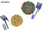 72ft 200 Beads Solar Striming Light Purple SMD0603 For Halloween Decoration