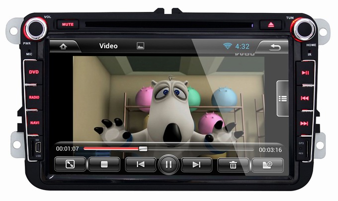 Ouchuangbo Android 4.2 DVD Stereo Radio Player for Volkswagen Caddy /Golf /MK5 /Golf Plus GPS 3G Wifi USB TV OCB-8814B