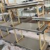 Buy cheap Wholesale Boutique Shop Gold Color Stainless Steel Rack Metal Lingerie Store Display Rack from wholesalers