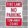 Buy cheap Laminated Aluminum Safety No Parkingfire Lane Signs ODM from wholesalers