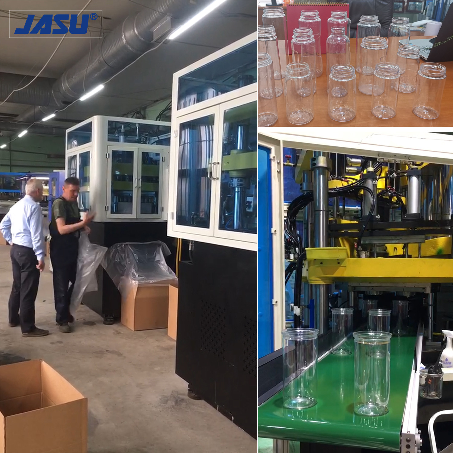 PETG 12 Cav Bottling Production Line 200ml PET Stretch Blow Moulding Machine
