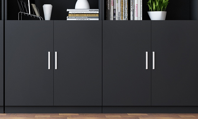 Office Two Door Pantry Cabinet with Modern Design and T/T 30% Deposit 70% Balance
