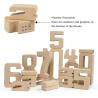 Buy cheap Jenga Games Wooden Building Blocks Toy Number Montessori from wholesalers