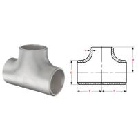 Buy cheap SS304 Pipe Fitting Tees ASTM A815 S32750 Stainless Steel T Fitting product