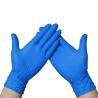 Buy cheap EN374 Medical Consumable Items Adult Blue Nitrile Gloves from wholesalers