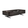 Buy cheap Living Room Metal Legs Ash Wood Modern Coffee Table With Drawers from wholesalers
