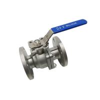 Buy cheap 150LB 300LB 2 " Flanged Ball Valve Stainless Steel CF8 CF8M Direct Mounting Pad product