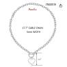 Buy cheap Romantic Silver Stainless Steel Fashion Necklaces Vintage Love Heart Pendant Necklace from wholesalers