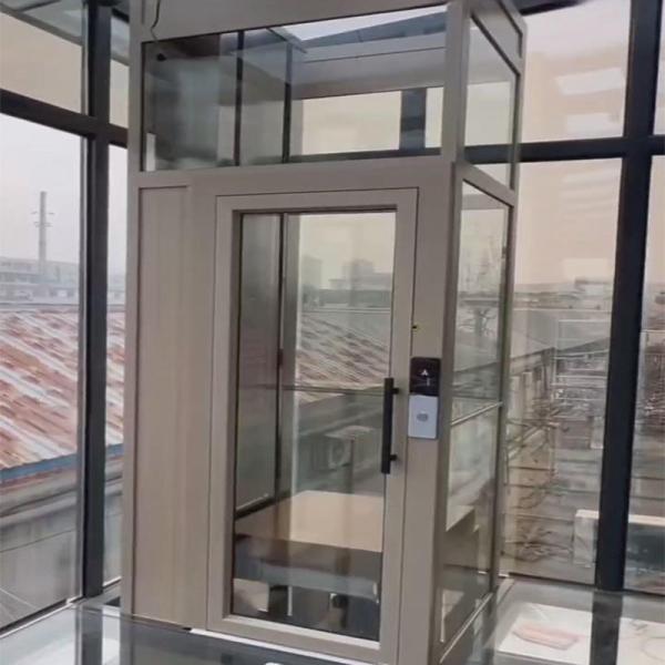 Buy cheap Alloy Cabin Hydraulic 400 Kg 0.2-0.4 M/S Small Residential Elevators For Homes from wholesalers