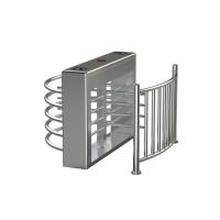 Buy cheap Waist Height Fingerprint Electronic Turnstile Entrance Gates 304 Housing product
